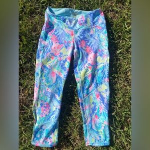 Lilly Pulitzer Luxletic Weekender Cropped Legging Size S
